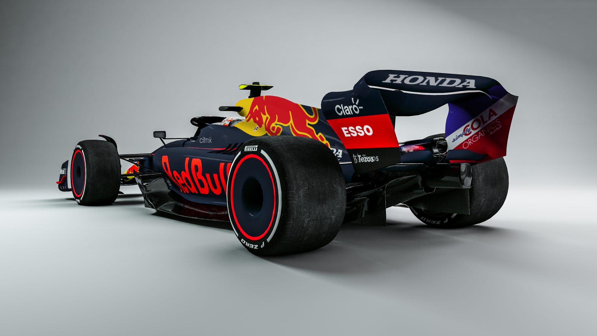 Download Max Verstappen Racing in His Signature Red Bull Car Wallpaper |  Wallpapers.com