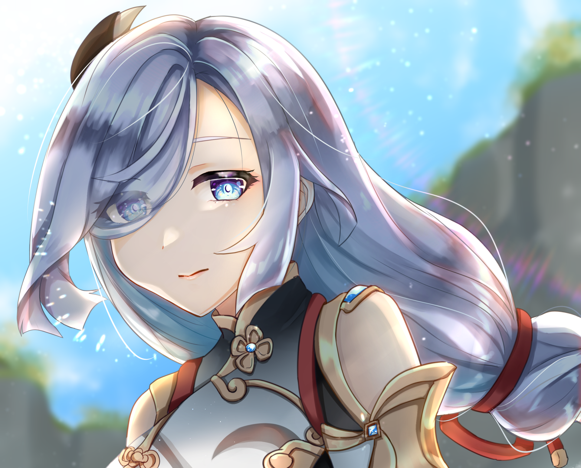 Download Shenhe (Genshin Impact) Video Game Genshin Impact HD Wallpaper by カナメ