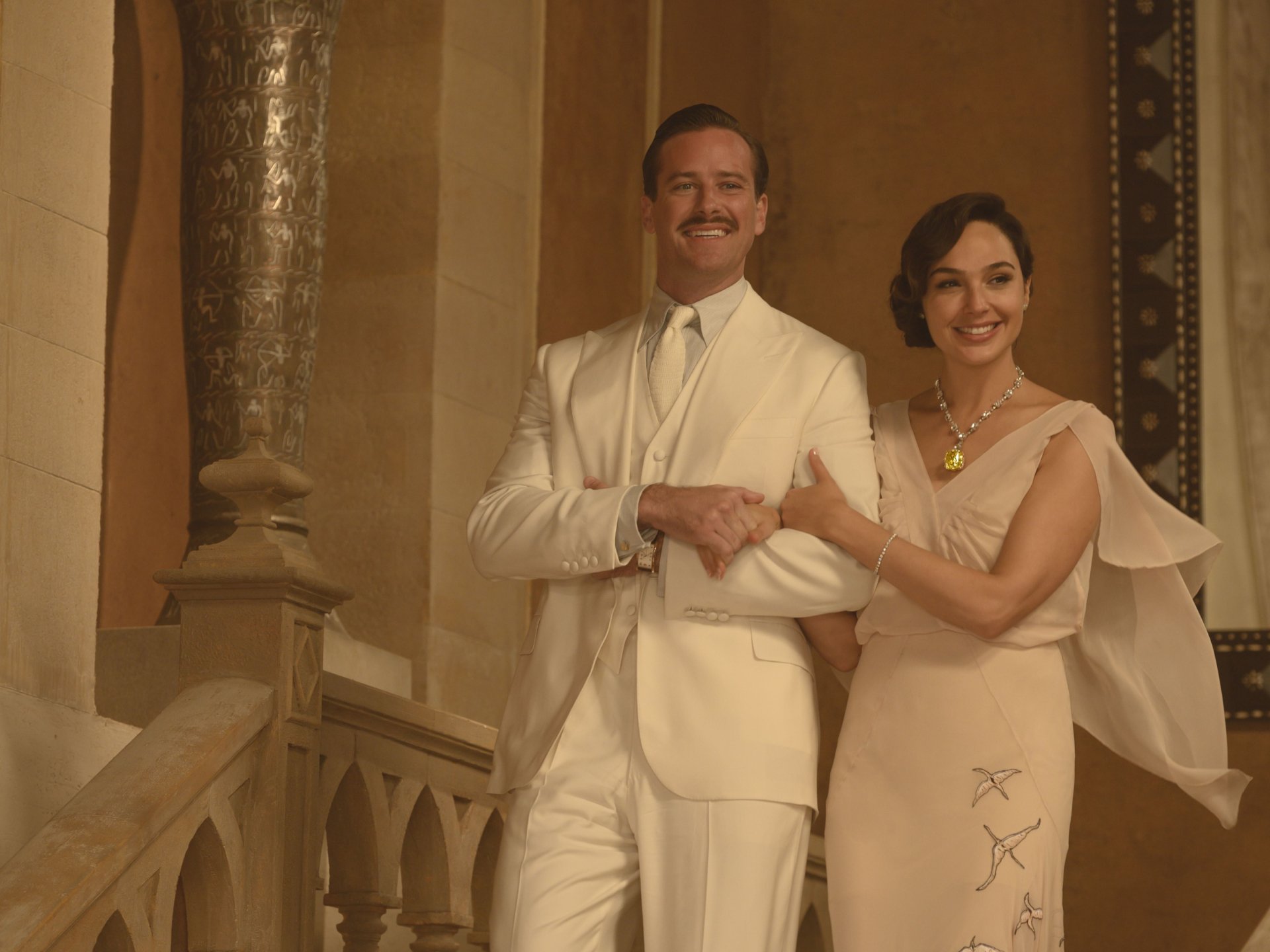 Download Armie Hammer Gal Gadot Movie Death On The Nile (2022) HD Wallpaper