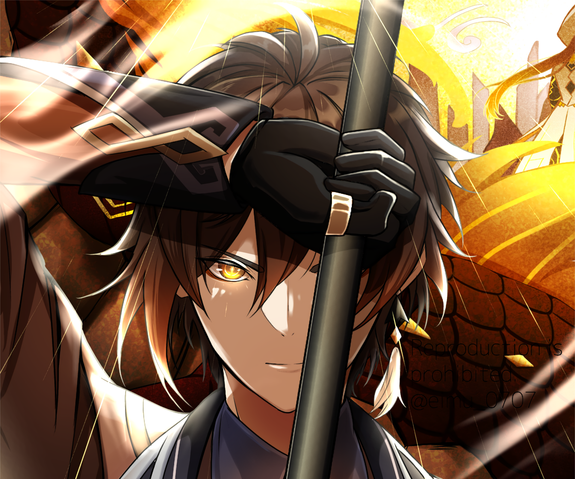 Download Zhongli (Genshin Impact) Rex Lapis Video Game Genshin Impact HD Wallpaper