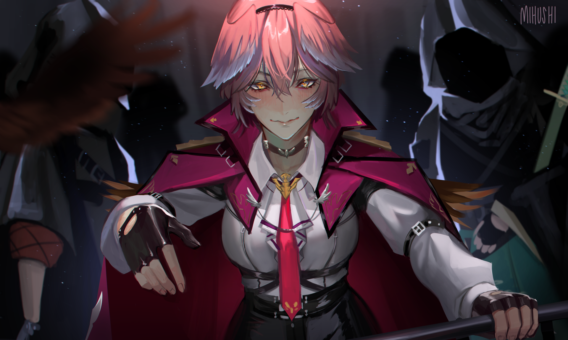 Download Takane Lui Hololive Anime Virtual Youtuber 4k Ultra HD Wallpaper by Mihushi