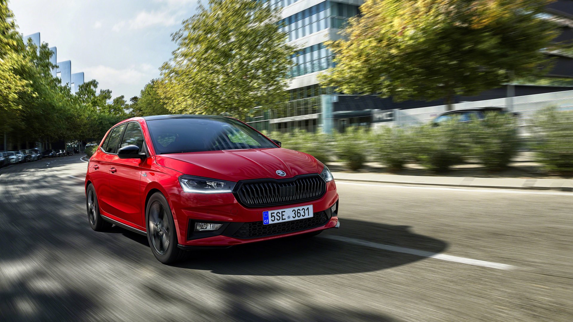 Download Vehicle Skoda Fabia 4k Ultra HD Wallpaper