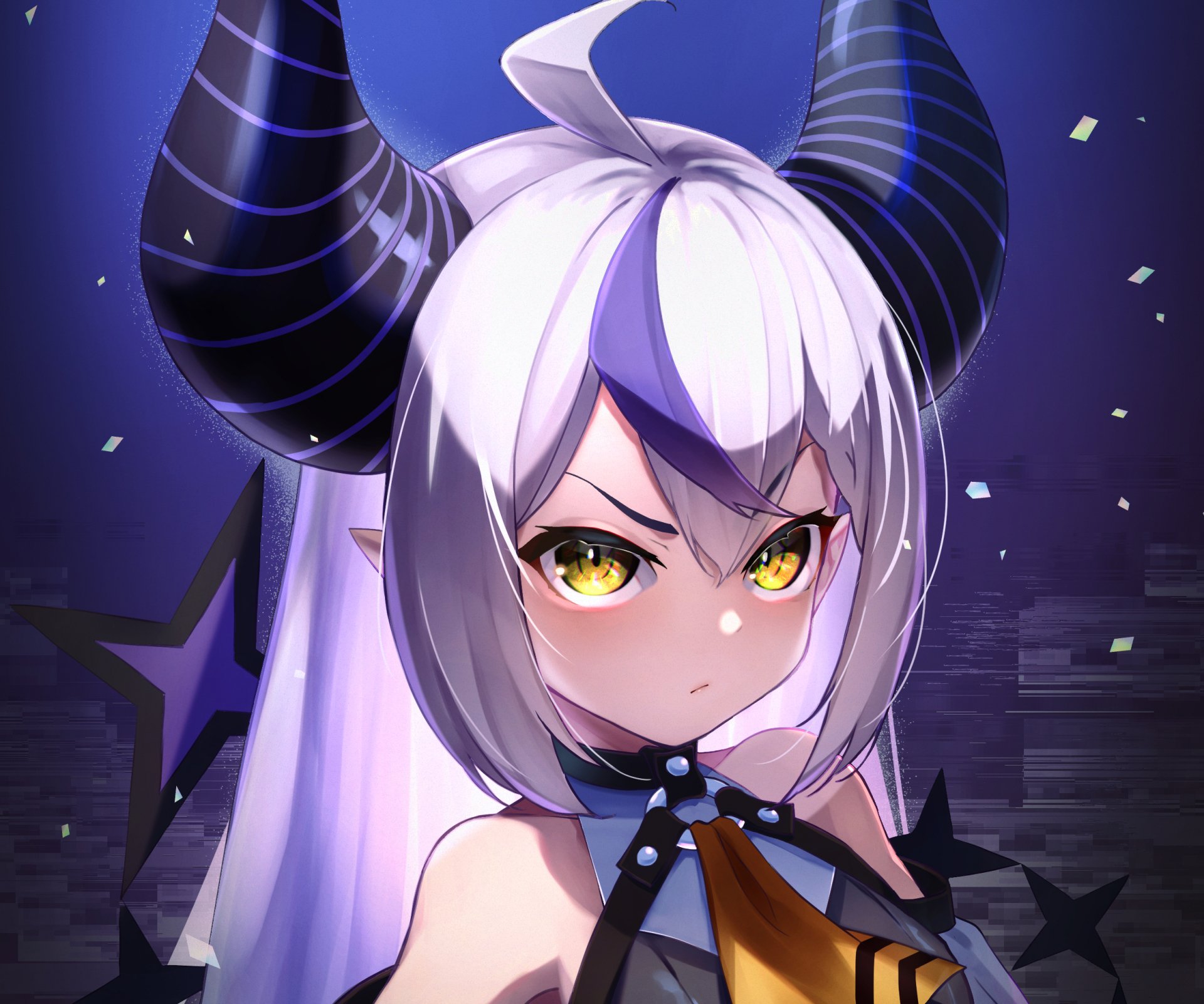 Download La+ Darknesss (Virtual Youtuber) Hololive Anime Virtual Youtuber HD Wallpaper