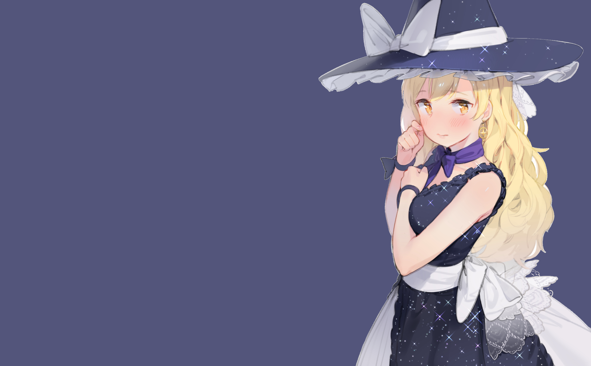 Download Marisa Kirisame Anime Touhou HD Wallpaper by ddal