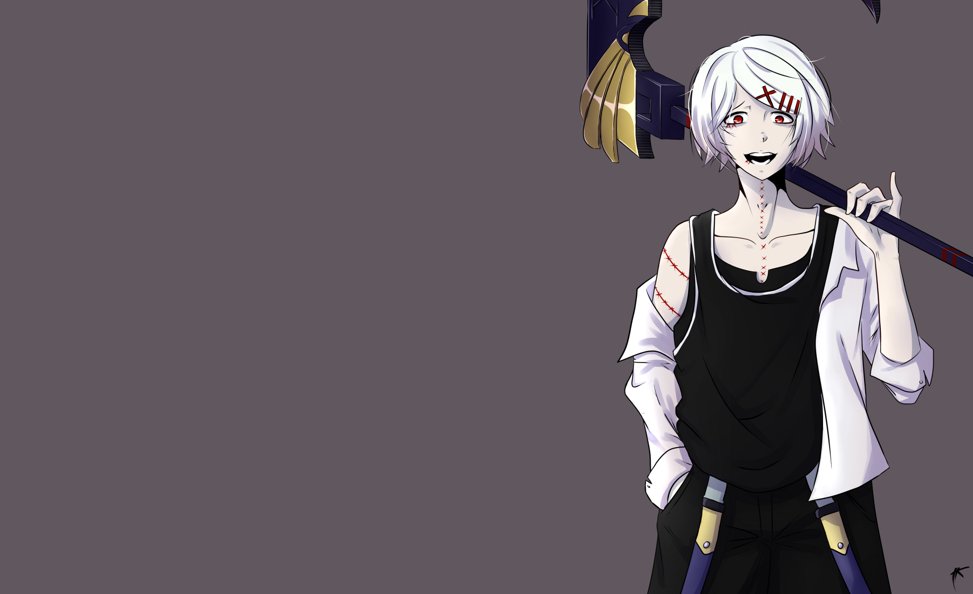 Download Juuzou Suzuya Anime Tokyo Ghoul HD Wallpaper by HoshaseiKaku