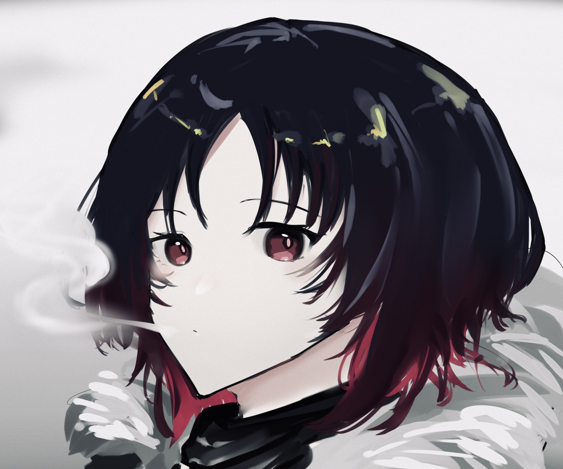 Download VSPO! Kisaragi Ren Iris Black Games Anime Virtual Youtuber HD Wallpaper by 蜂薪