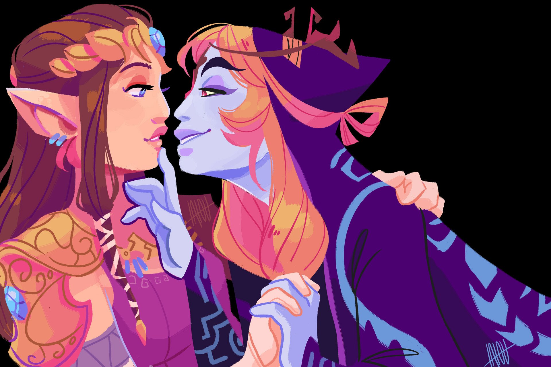 Download Princess Zelda Midna (The Legend Of Zelda) Video Game The Legend Of Zelda HD Wallpaper