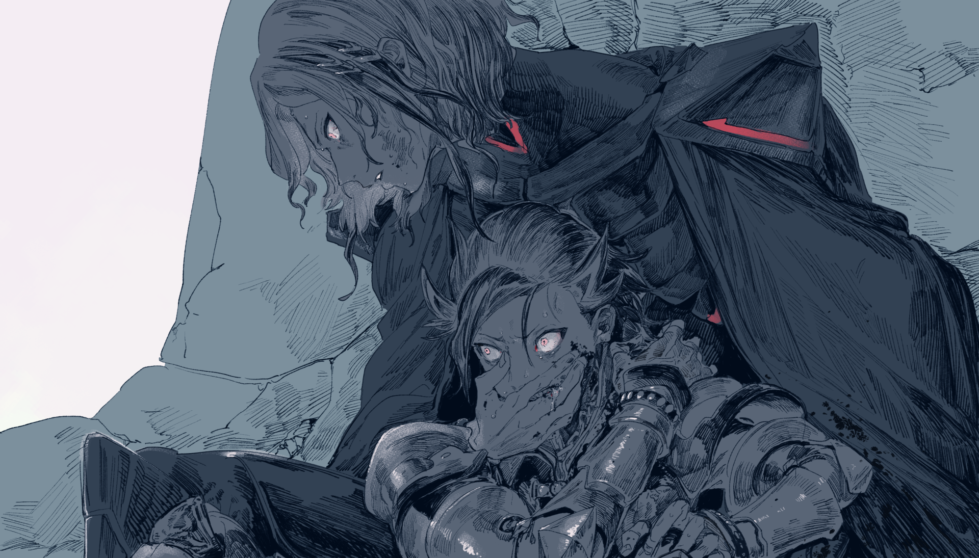 Download Mandricardo (Fate/Grand Order) Odysseus (Fate/Grand Order) Rider (Fate/Grand Order) Anime Fate/Grand Order HD Wallpaper