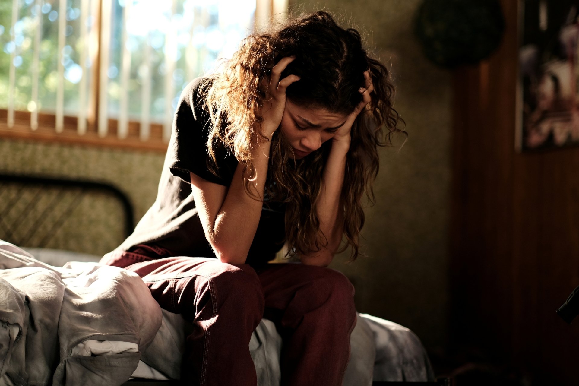 Download Rue Bennett Zendaya TV Show Euphoria 4k Ultra HD Wallpaper