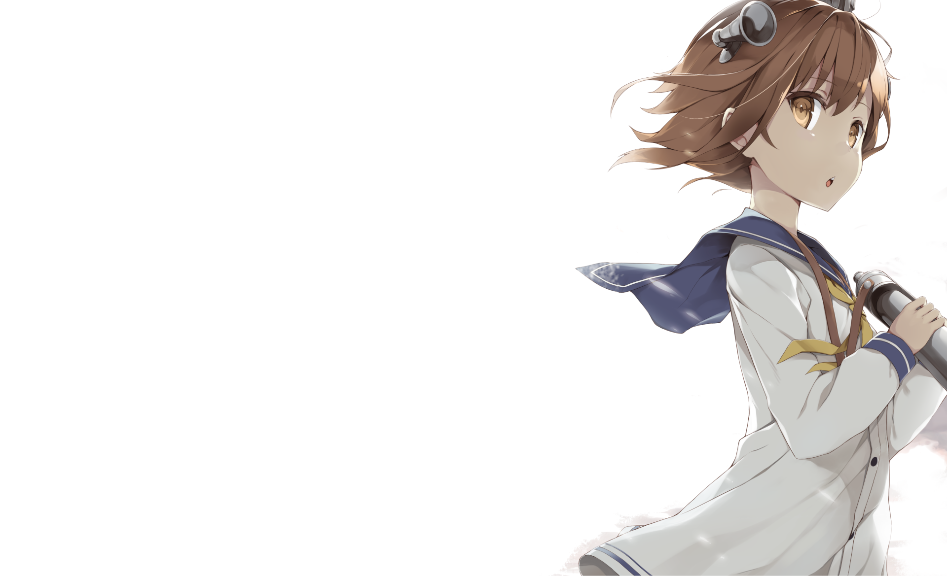 Download School Uniform Yukikaze (Kancolle) Anime Kantai Collection HD Wallpaper by 咲宮まふ