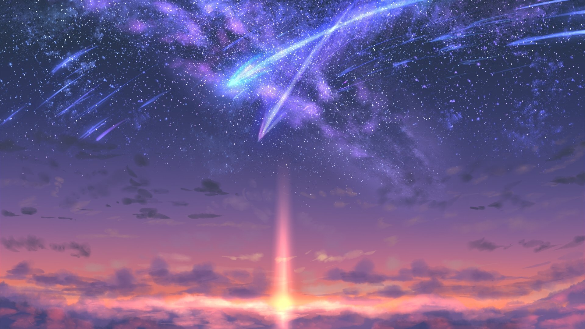 Anime Sky HD Wallpaper