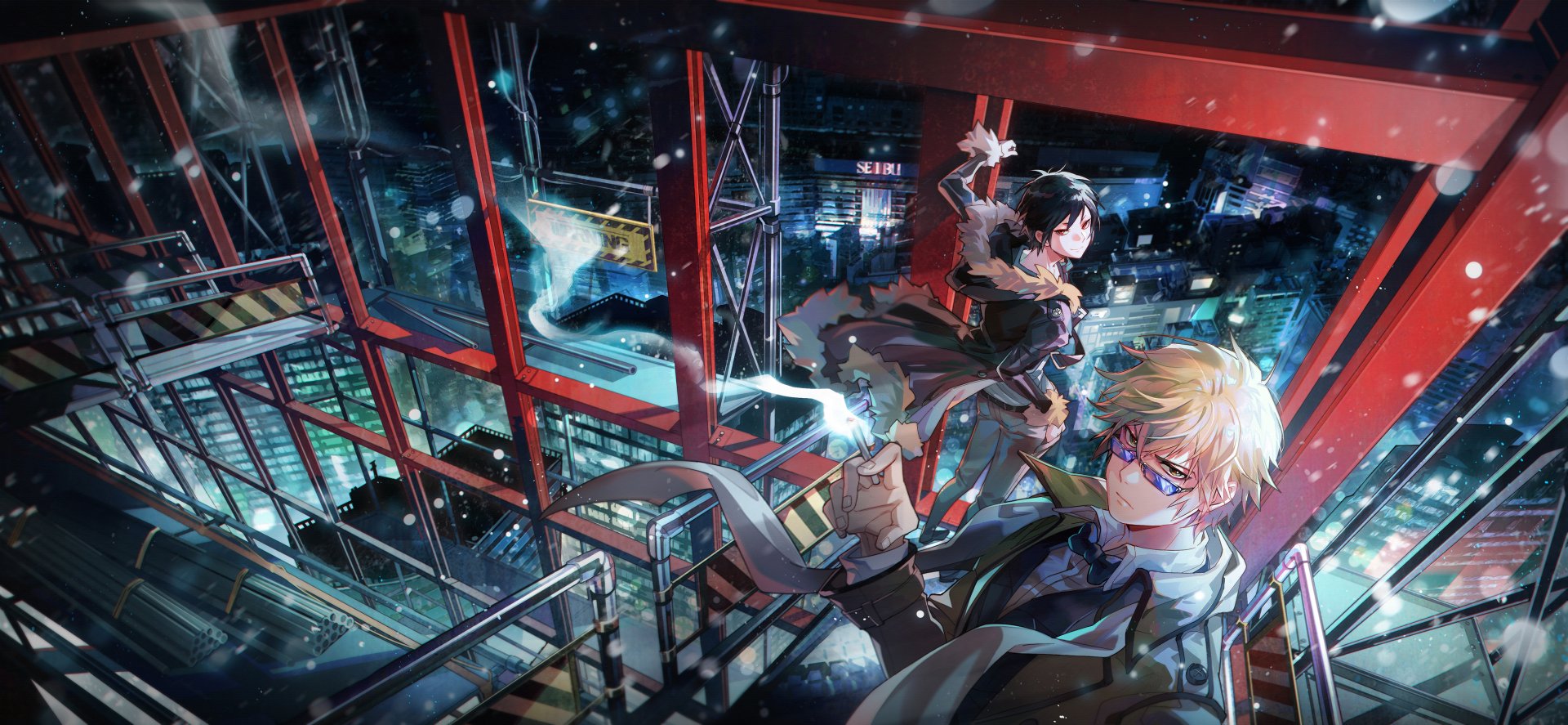 Download Izaya Orihara Shizuo Heiwajima Anime Durarara!! HD Wallpaper