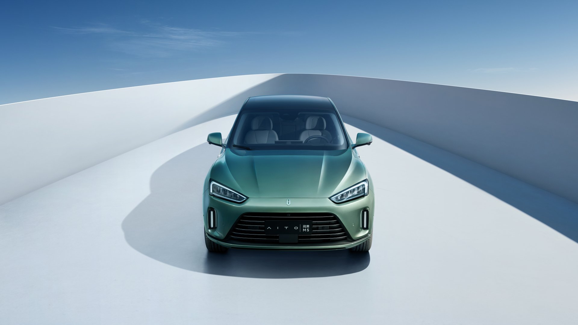 Download Electric Car SUV Vehicle AITO M5 4k Ultra HD Wallpaper