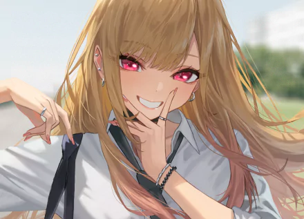 Marin Kitagawa Anime My Dress-Up Darling HD Desktop Wallpaper | Background Image