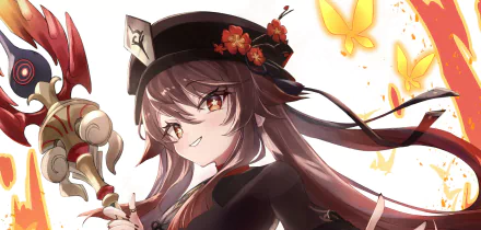 Hu Tao video game Genshin Impact HD Desktop Wallpaper | Background Image