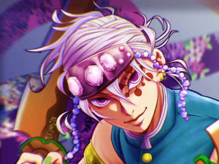 Tengen Uzui Anime Demon Slayer: Kimetsu no Yaiba HD Desktop Wallpaper | Background Image