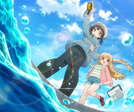 Koharu Minagi Hiyori Minagi Anime Slow Loop HD Desktop Wallpaper | Background Image