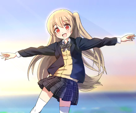 Koharu Minagi Anime Slow Loop HD Desktop Wallpaper | Background Image