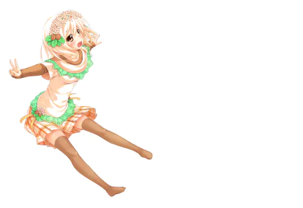 Anime girl anime girl HD Desktop Wallpaper | Background Image