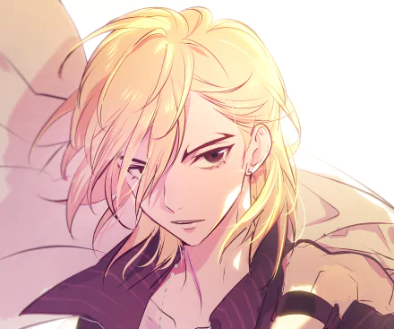 HD anime desktop wallpaper featuring Nanami Ryusui from Dr. Stone with soft lighting and detailed art style highlighting his confident expression.