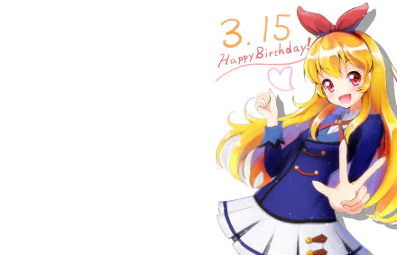 school uniform Ichigo Hoshimiya Anime Aikatsu! HD Desktop Wallpaper | Background Image