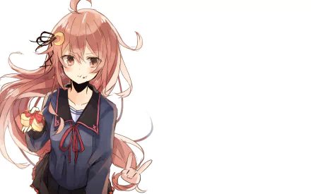 school uniform Anime Kantai Collection HD Desktop Wallpaper | Background Image