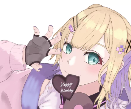 VSPO! Kurumi Noah Iris Black Games Anime Virtual Youtuber HD Desktop Wallpaper | Background Image