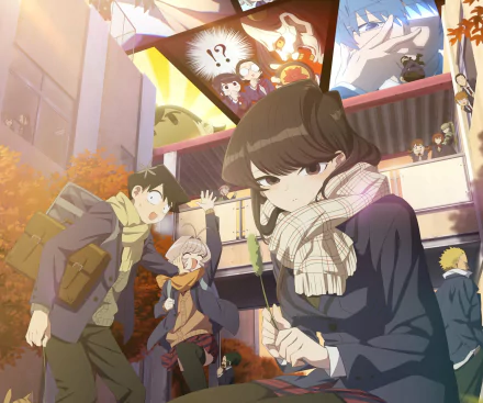 Ren Yamai Tadano Hitohito Sonoda Taisei Shinobino Mono Kaede Otori Onigashima Akako Omoharu Nakanaka Komi Shouko Kishi Himeko Shigeo Chiarai Agari Himiko Anime Komi Can't Communicate HD Desktop Wallpaper | Background Image