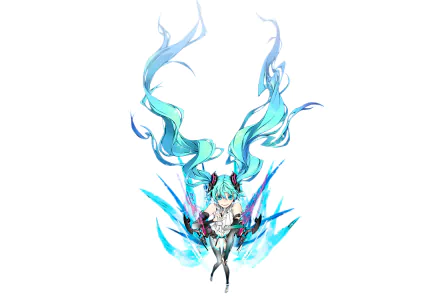 Hatsune Miku Anime Vocaloid HD Desktop Wallpaper | Background Image