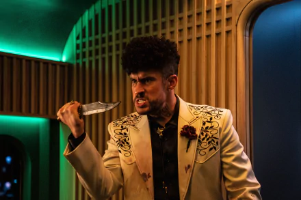 Bad Bunny movie bullet train HD Desktop Wallpaper | Background Image
