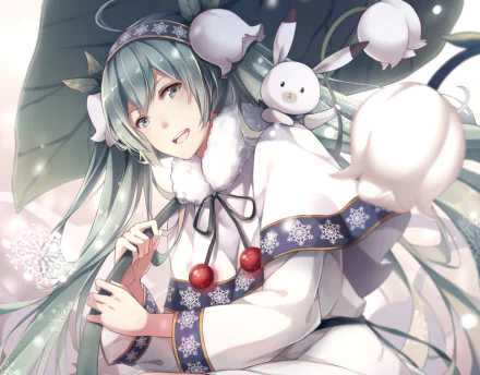 Hatsune Miku Anime Vocaloid HD Desktop Wallpaper | Background Image