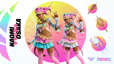 Naomi Osaka video game Fortnite HD Desktop Wallpaper | Background Image