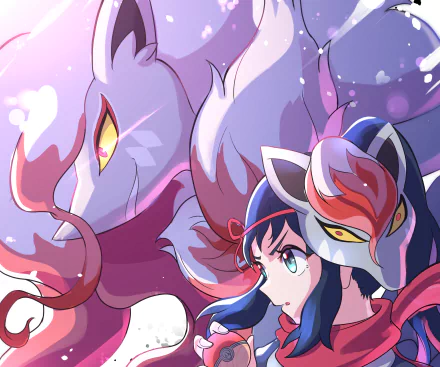 Zoroark (Pokémon) Akari (Pokémon) video game Pokémon Legends: Arceus HD Desktop Wallpaper | Background Image