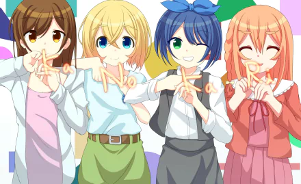 Kanokari Kanojo Okarishimasu Mami Nanami Sumi Sakurasawa Ruka Sarashina Chizuru Ichinose Anime Rent-A-Girlfriend HD Desktop Wallpaper | Background Image