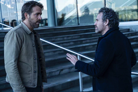 Mark Ruffalo Ryan Reynolds movie The Adam Project HD Desktop Wallpaper | Background Image