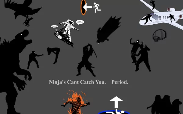 funny ninja HD Desktop Wallpaper | Background Image