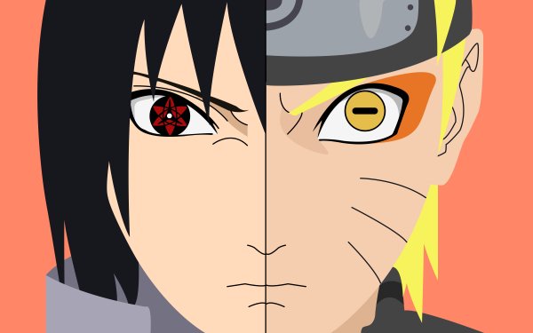 Anime Naruto Sasuke Uchiha Naruto Uzumaki Sage Mode Mangekyō Sharingan HD Wallpaper | Background Image
