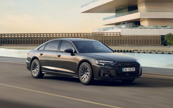 Audi A8 L 60 TFSI e quattro S line vehicle Audi A8 HD Desktop Wallpaper | Background Image