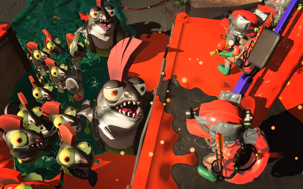 video game Splatoon 3 HD Desktop Wallpaper | Background Image