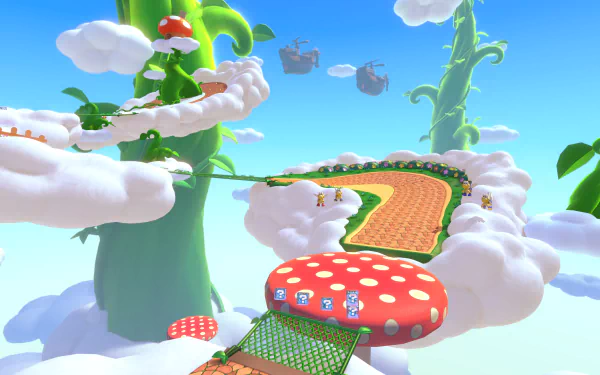 video game Mario Kart 8 Deluxe HD Desktop Wallpaper | Background Image