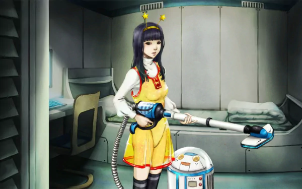 Yuriko (GNOSIA) video game GNOSIA HD Desktop Wallpaper | Background Image