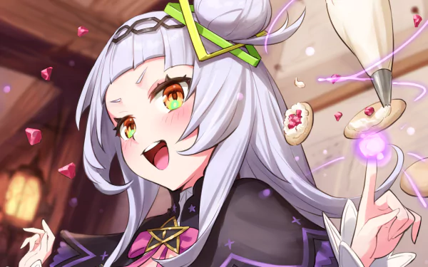 hololive Murasaki Shion Anime Virtual Youtuber HD Desktop Wallpaper | Background Image