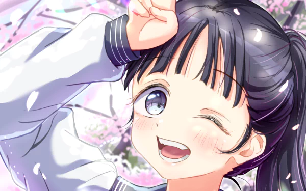 Komichi Akebi Anime Akebi's Sailor Uniform HD Desktop Wallpaper | Background Image