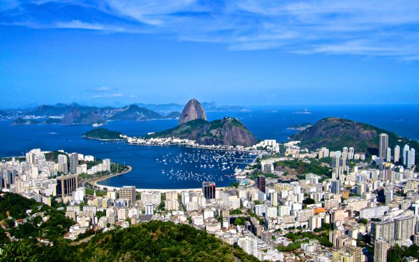 Man Made Rio De Janeiro Cities Brazil Cityscape HD Wallpaper | Background Image