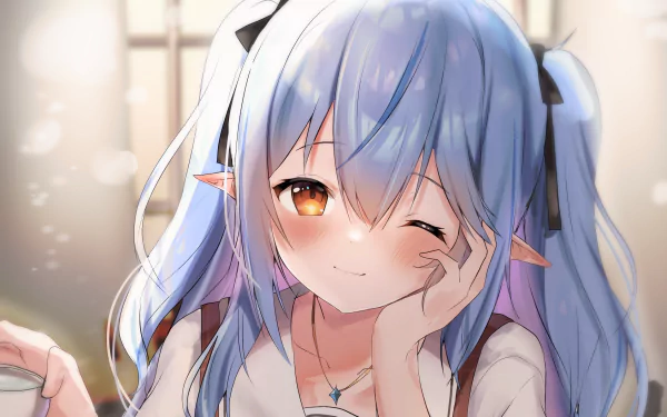 Yukihana Lamy hololive Anime Virtual Youtuber HD Desktop Wallpaper | Background Image