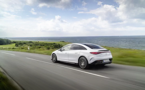 vehicle Mercedes-AMG EQE 43 HD Desktop Wallpaper | Background Image