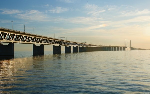 Man Made Bridge Bridges Copenhagen Denmark HD Wallpaper | Background Image