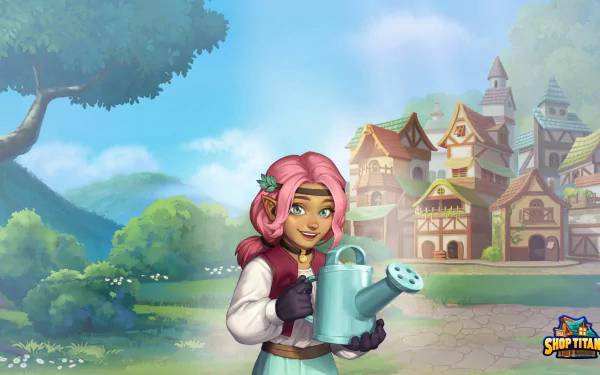 video game Shop Titans HD Desktop Wallpaper | Background Image