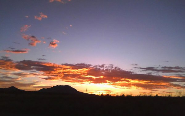 Nature Sunset Sky Desert HD Wallpaper | Background Image