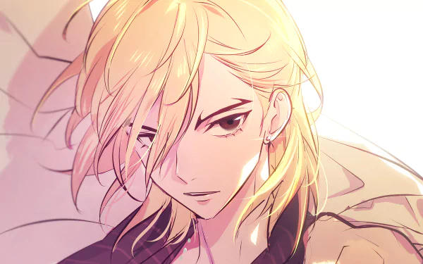 HD anime desktop wallpaper featuring Nanami Ryusui from Dr. Stone with soft lighting and detailed art style highlighting his confident expression.